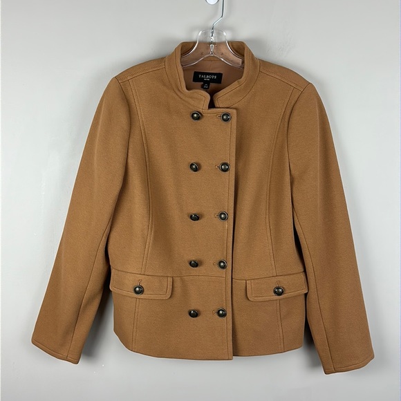Talbots Jackets & Blazers - NWT Talbots Camel Double Breasted Jacket Size 14P